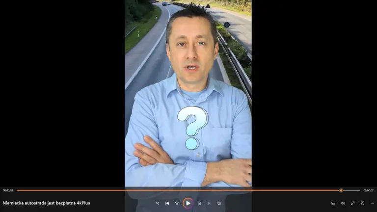 Niemiecka autostrada jest bezpłatna