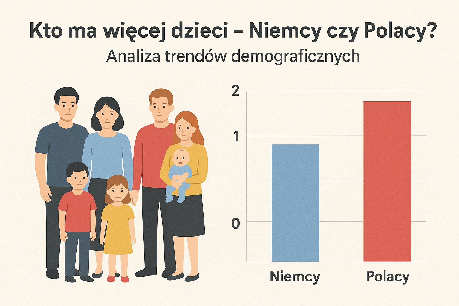 Kto ma więcej dzieci – Niemcy czy Polacy?