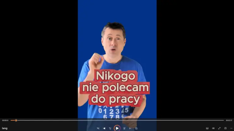 Nikogo nie polecam do pracy absolutnie nie znajomych ani rodziny