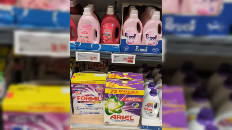 Ceny środków do prania w Niemczech