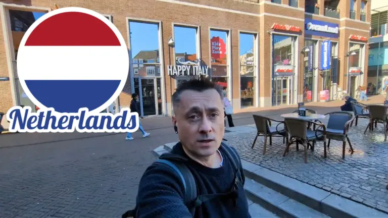 Polak w Venlo w Holandii