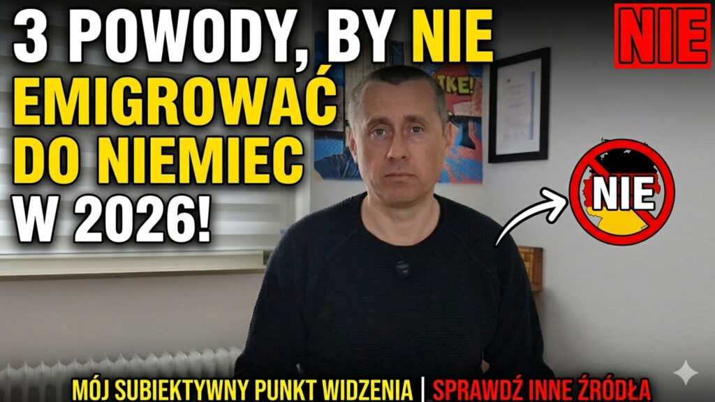 3 powody dla których NIE wyemigrowałbym do Niemiec w 2026 roku
