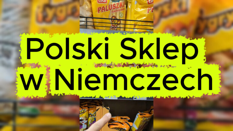 To jest polski sklep w Niemczech