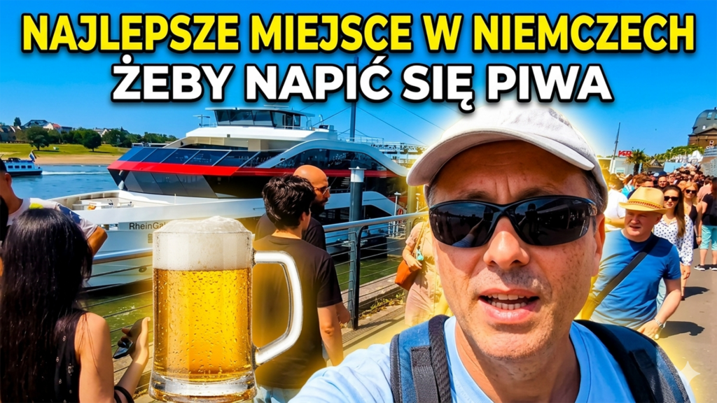Najlepsze miejsce w Niemczech żeby napić się piwa. Rheinuferpromenade Düsseldorf