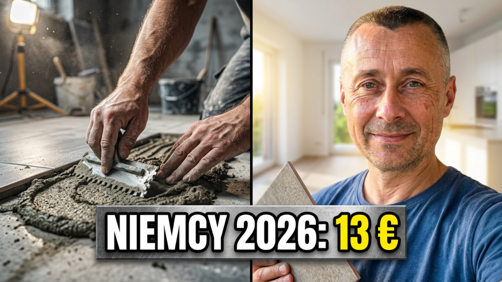 Tyle zarabia posadzkarz w Niemczech w 2026 roku