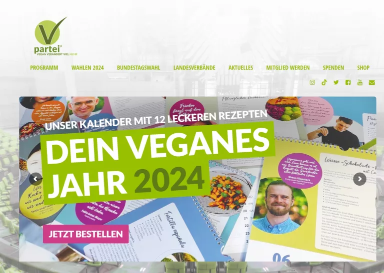 V-Partei³ und ihre Vision für Europa 2024: Zwischen bioveganer Landwirtschaft und politischem Aktivismus