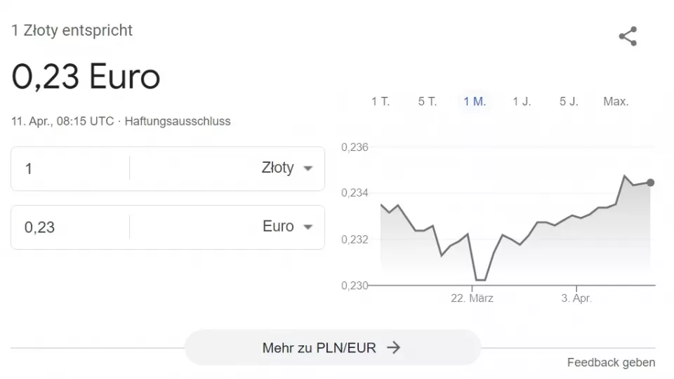 Polnischer Zloty auf dem Vormarsch – Besser als der Euro?