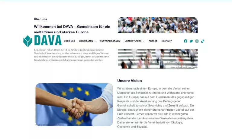 Kernpunkte des DAVA-Wahlprogramms zur Europawahl 2024: